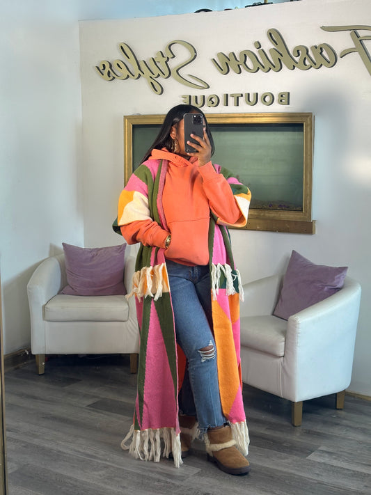 Color-block Cardigan