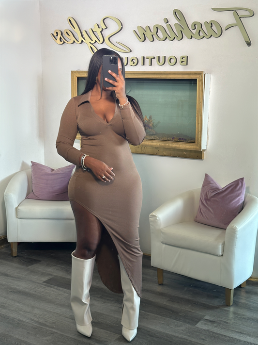 Taupe Dress